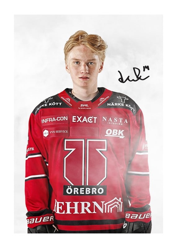 Poster Liam Danielsson #14 Örebro Hockey 2024/2025