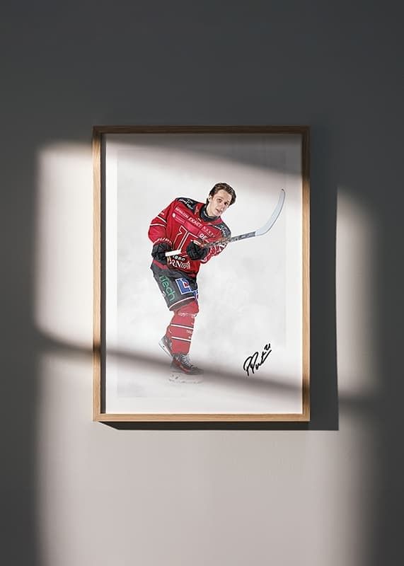 Poster Patrik Puistola #21 Örebro Hockey 2024/2025 crossfade