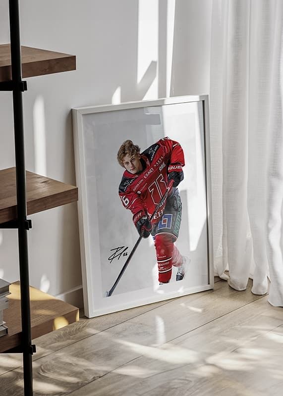 Poster Luka Radivojevic #26 Örebro Hockey 2024/2025 crossfade