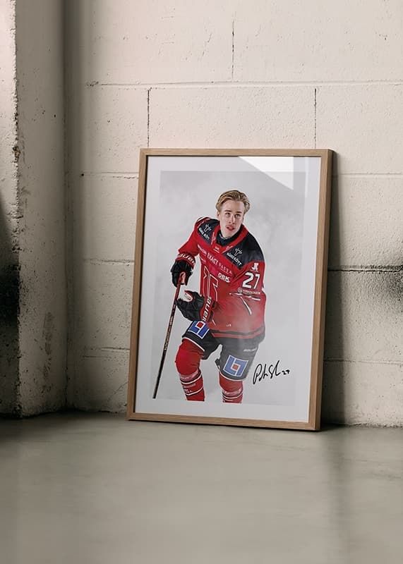 Poster Peetro Seppala #27 Örebro Hockey 2024/2025 crossfade