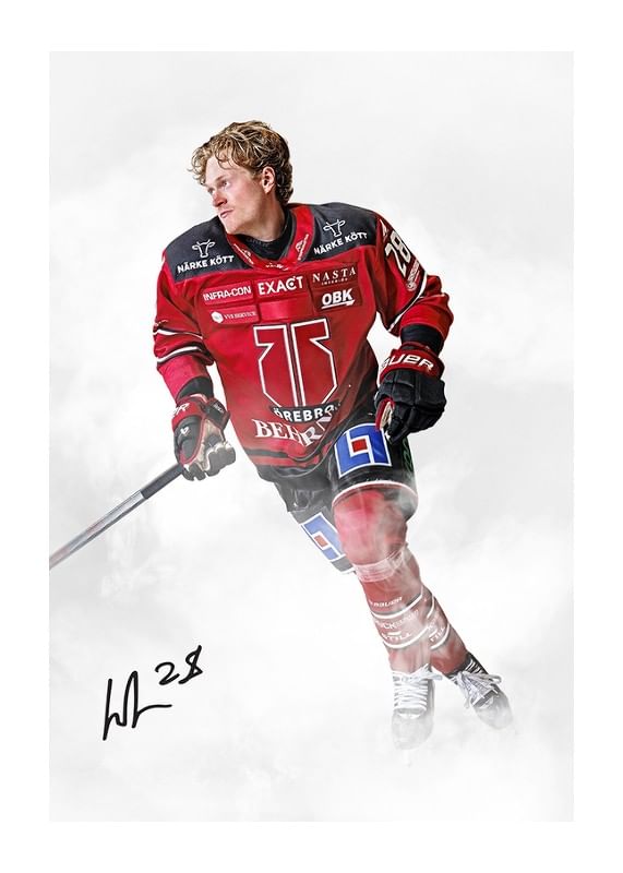 Poster Linus Arnesson #28 Örebro Hockey 2024/2025