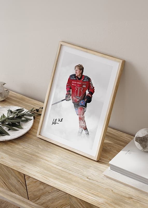 Poster Linus Arnesson #28 Örebro Hockey 2024/2025 crossfade