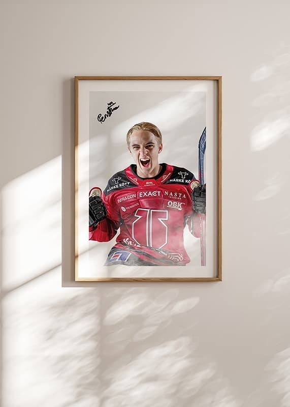 Poster Melvin Fernström #44 Örebro Hockey 2024/2025 crossfade
