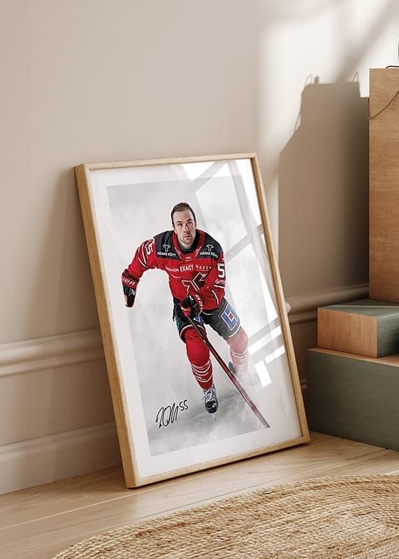 Poster David Quenneville #55 Örebro Hockey 2024/2025 crossfade