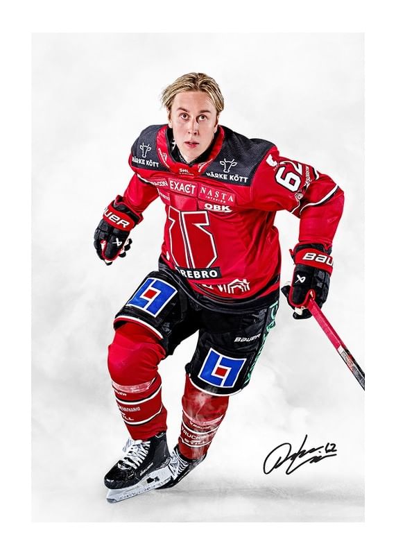 Poster Robert Leino #62 Örebro Hockey 2024/2025
