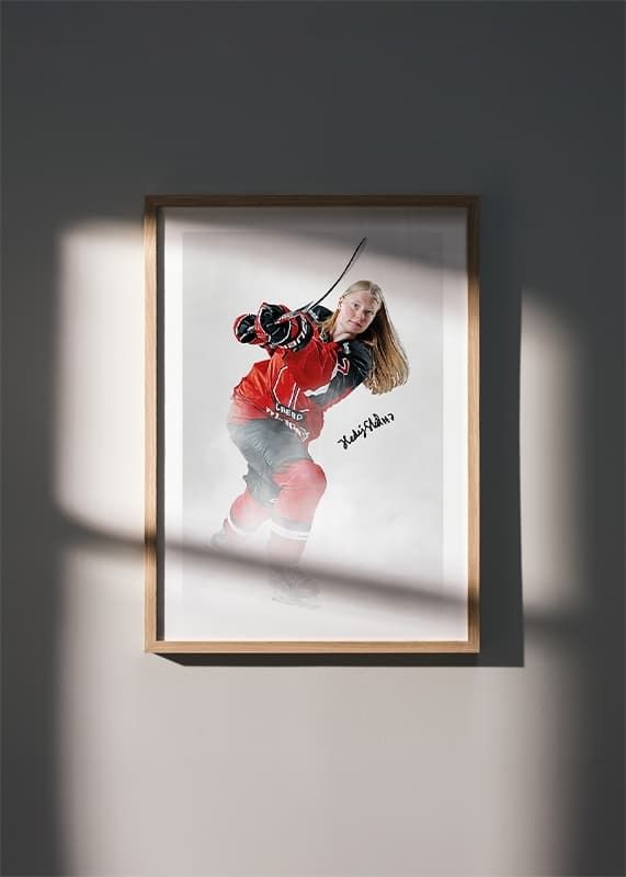 Poster Hedvig Sköld #07 Örebro Hockey 2024/2025 crossfade