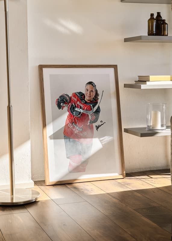Poster Felicia Åberg #19 Örebro Hockey 2024/2025 crossfade