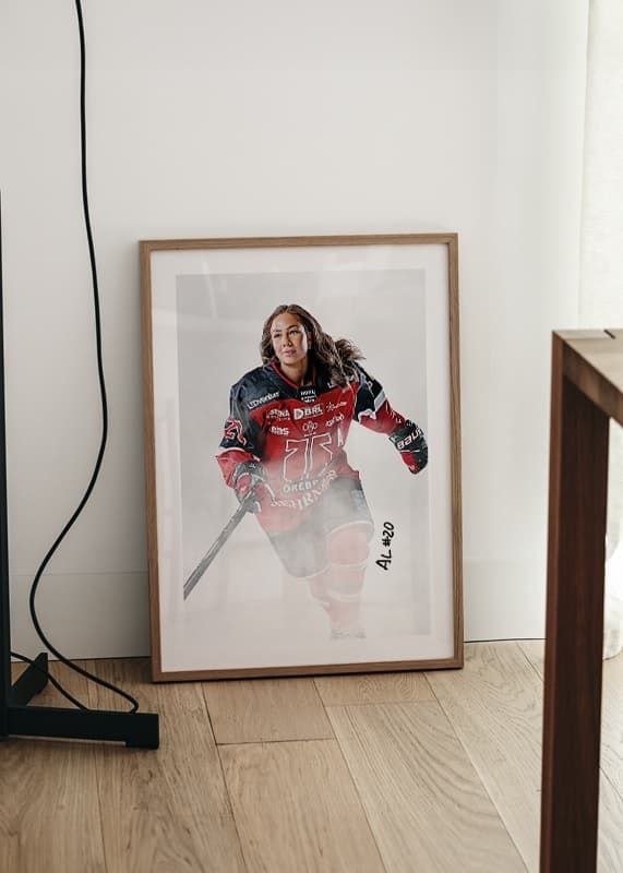 Poster Alice Lantz #20 Örebro Hockey 2024/2025 crossfade