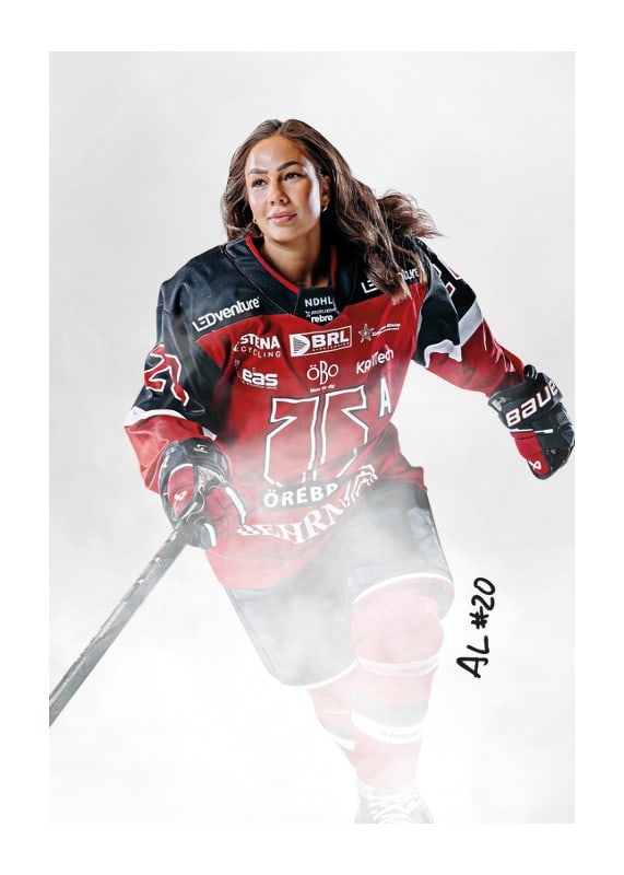 Poster Alice Lantz #20 Örebro Hockey 2024/2025