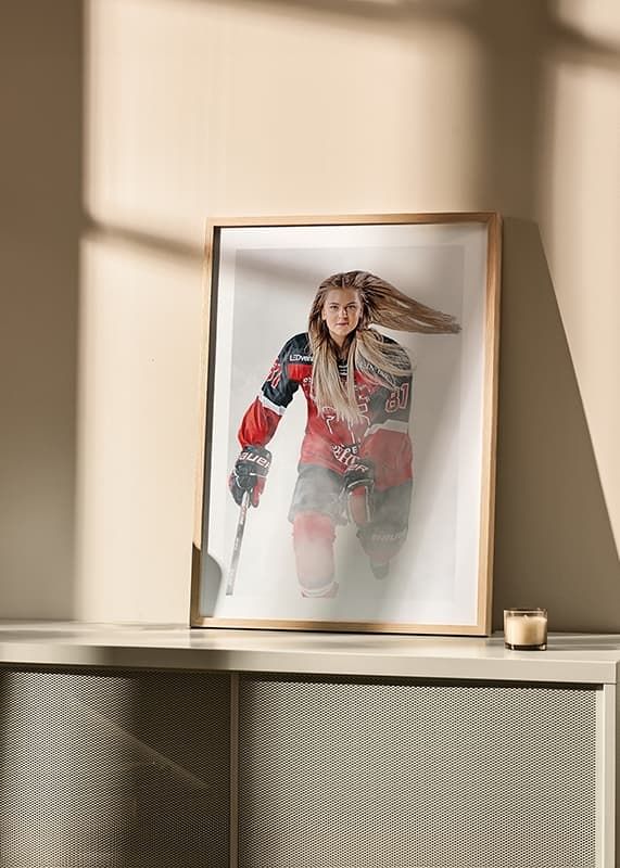 Poster Silje Byrkjeland #81 Örebro Hockey 2024/2025 crossfade