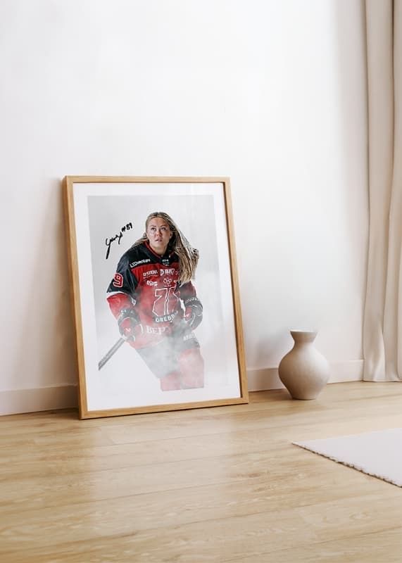 Poster Frida Grandelius #89 Örebro Hockey 2024/2025 crossfade