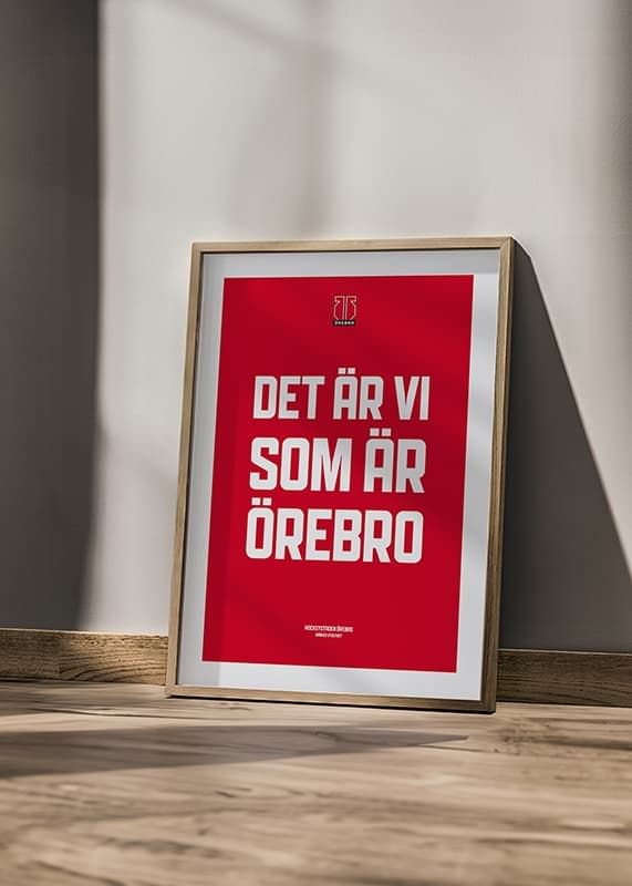 Poster Det Är Vi Örebro Hockey crossfade