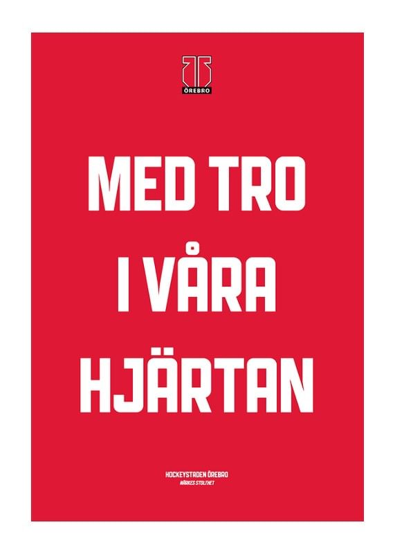 Poster Med Tro Örebro Hockey