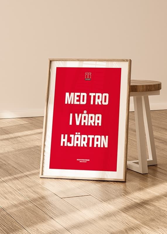 Poster Med Tro Örebro Hockey crossfade
