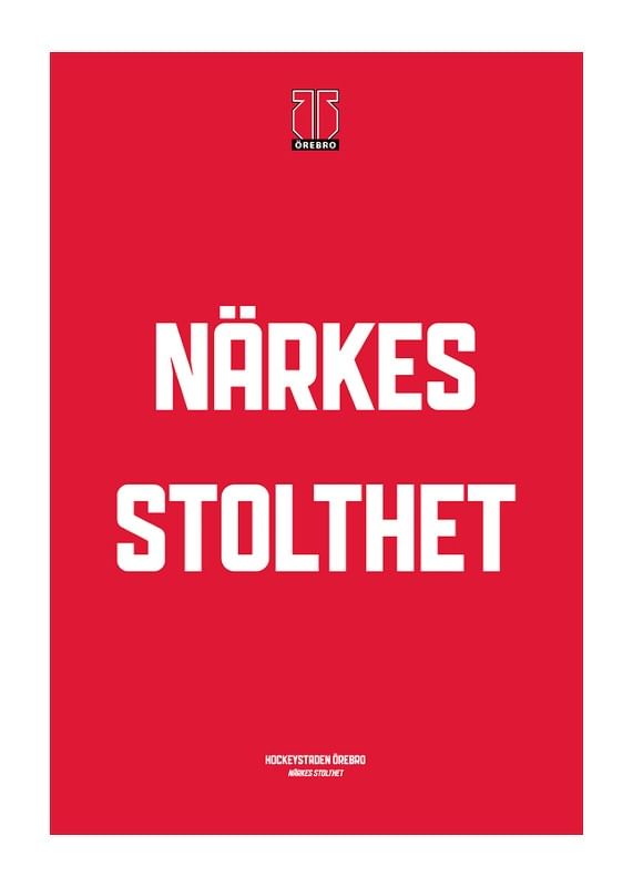 Poster Närkes Stolthet Örebro Hockey