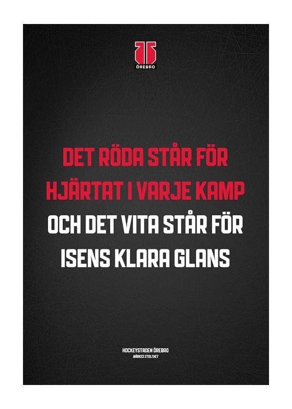 Poster Det Röda Örebro Hockey