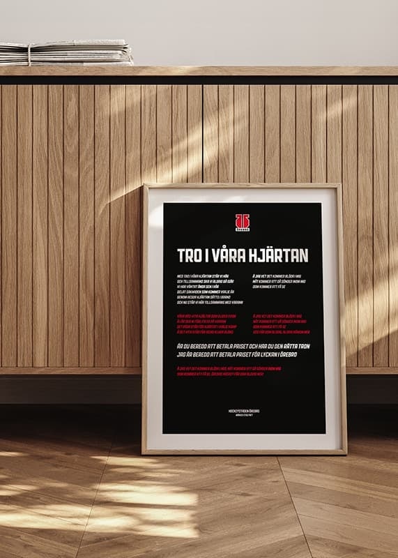 Poster Hymn Örebro Hockey crossfade