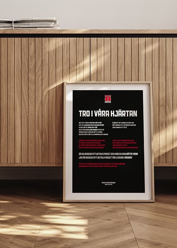 Poster Hymn Örebro Hockey crossfade