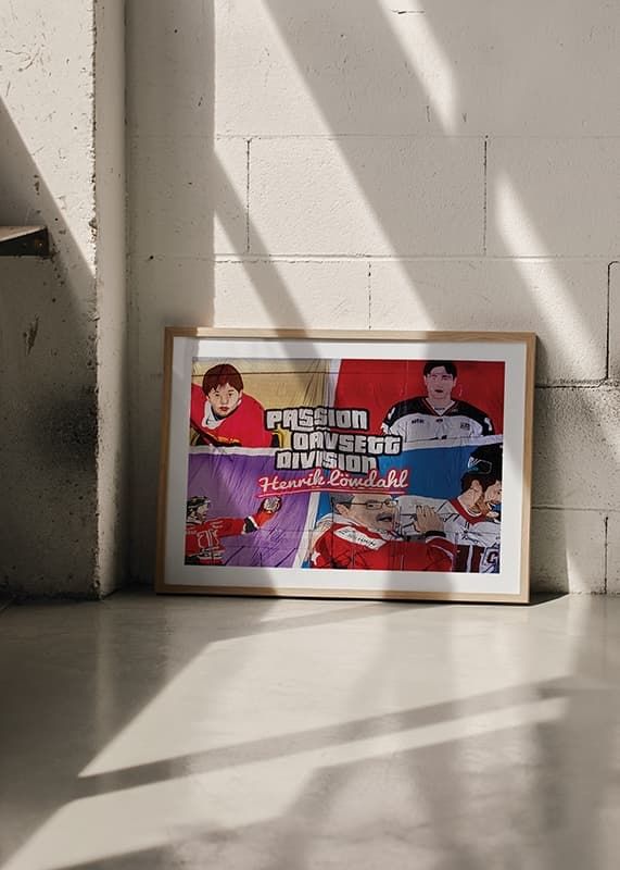 Poster Henrik Löwdahl Tifo Örebro Hockey crossfade