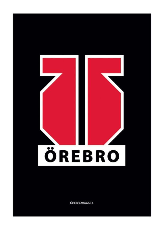 Poster Logo Svart Örebro Hockey