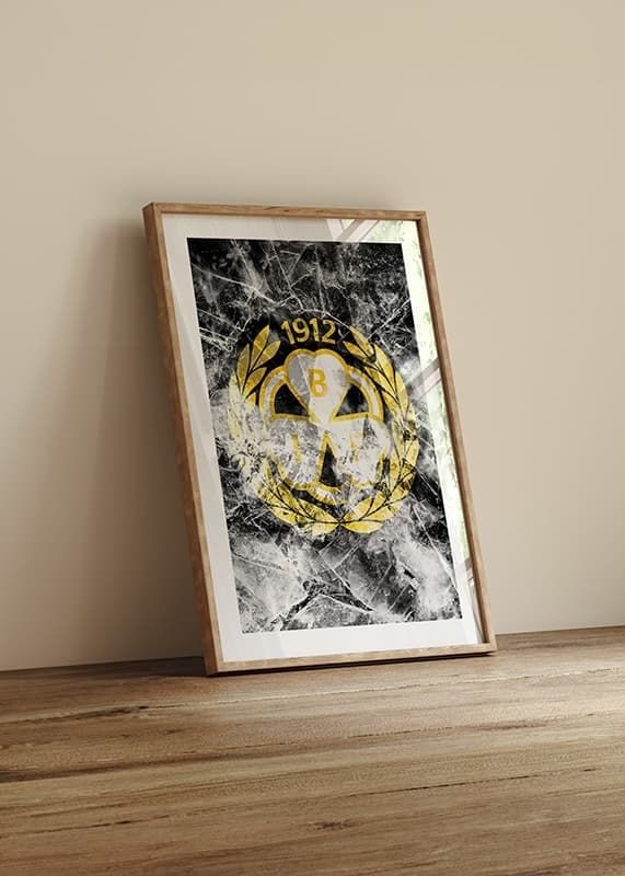 Poster Frozen In Ice Logo Brynäs IF crossfade