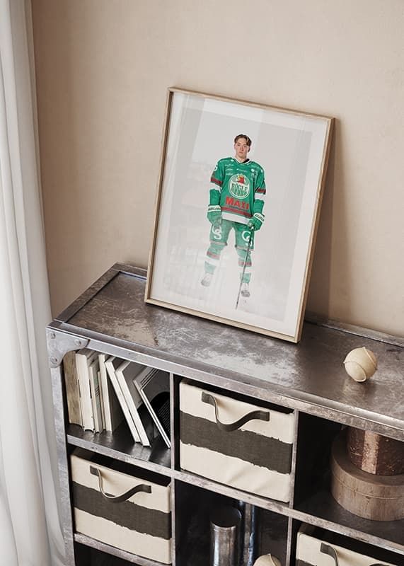 Poster Axel Smeds #36 Rögle BK 2024/2025 crossfade