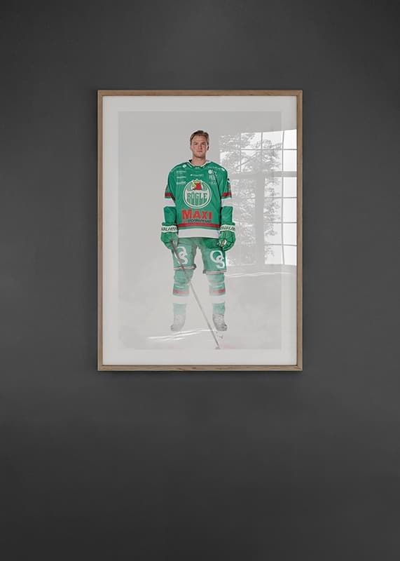 Poster Calle Själin #51 Rögle BK 2024/2025 crossfade