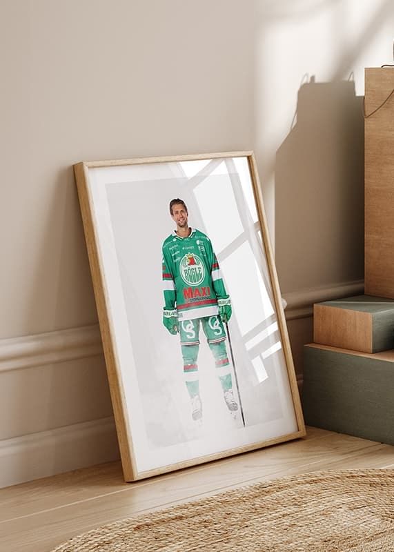 Poster Daniel Zaar #72 Rögle BK 2024/2025 crossfade