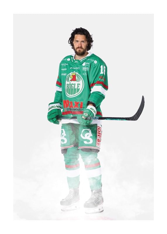 Poster Dennis Everberg #18 Rögle BK 2024/2025