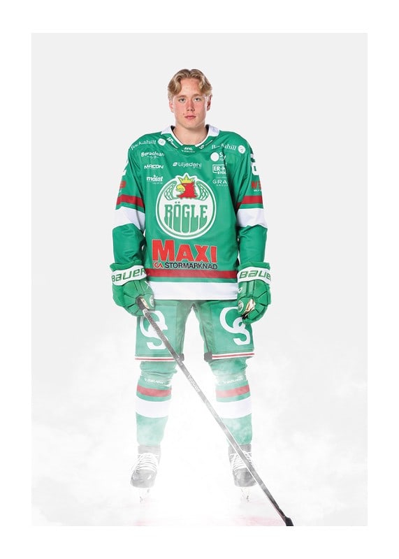 Poster Eric Bürger #62 Rögle BK 2024/2025