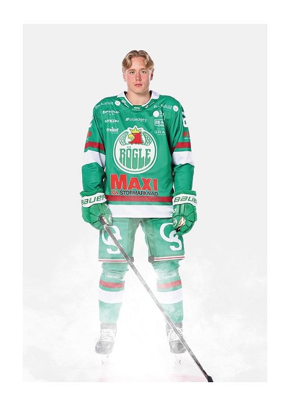 Poster Eric Bürger #62 Rögle BK 2024/2025
