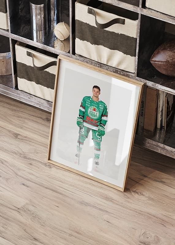 Poster Henry Bowlby #21 Rögle BK 2024/2025 crossfade