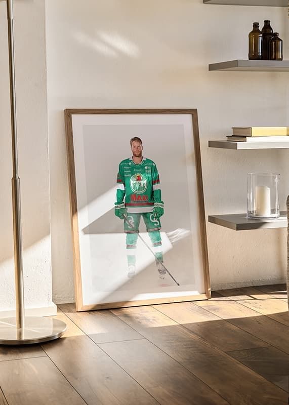 Poster Ludvig Claesson #5 Rögle BK 2024/2025 crossfade