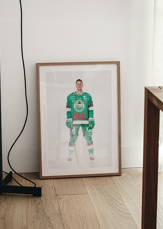 Poster Mattias Göransson #24 Rögle BK 2024/2025 crossfade