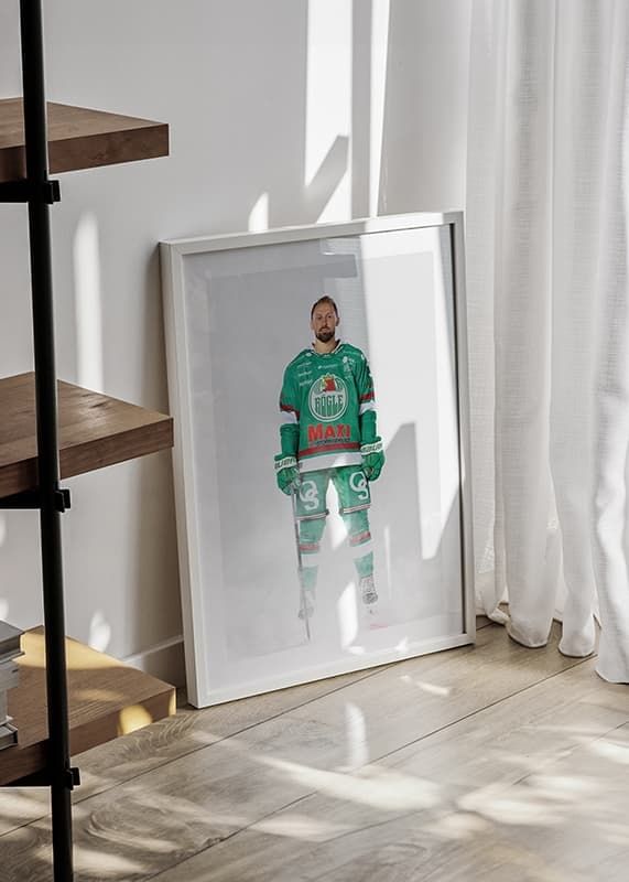 Poster Michael Kapla #3 Rögle BK 2024/2025 crossfade