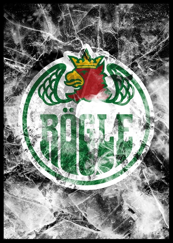 Logo Frozen In Ice Rögle BK-12