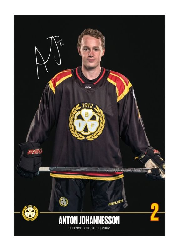 Poster Anton Johannesson #2 Brynäs IF 2024/2025