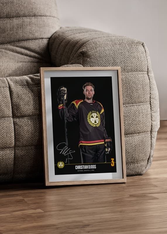 Poster Christian Djoos #3 Brynäs IF 2024/2025 crossfade