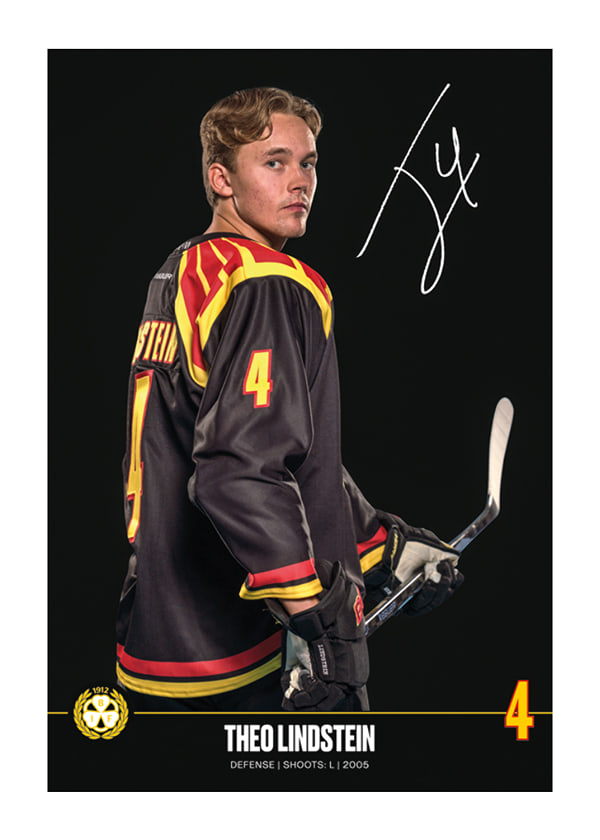 Poster Theo Lindstein #4 Brynäs IF 2024/2025
