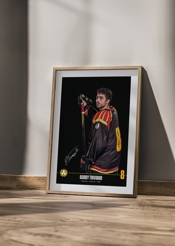 Poster Bobby Trivigno #8 Brynäs IF 2024/2025 crossfade