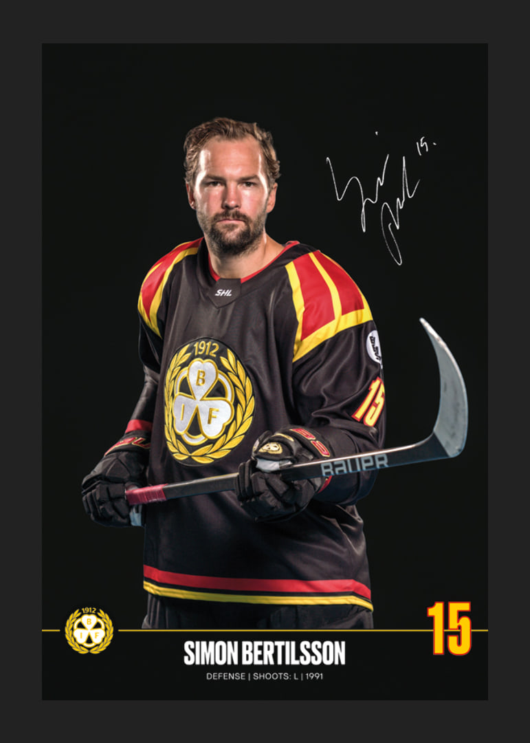 Simon Bertilsson #15 Brynäs IF 2024/2025-12