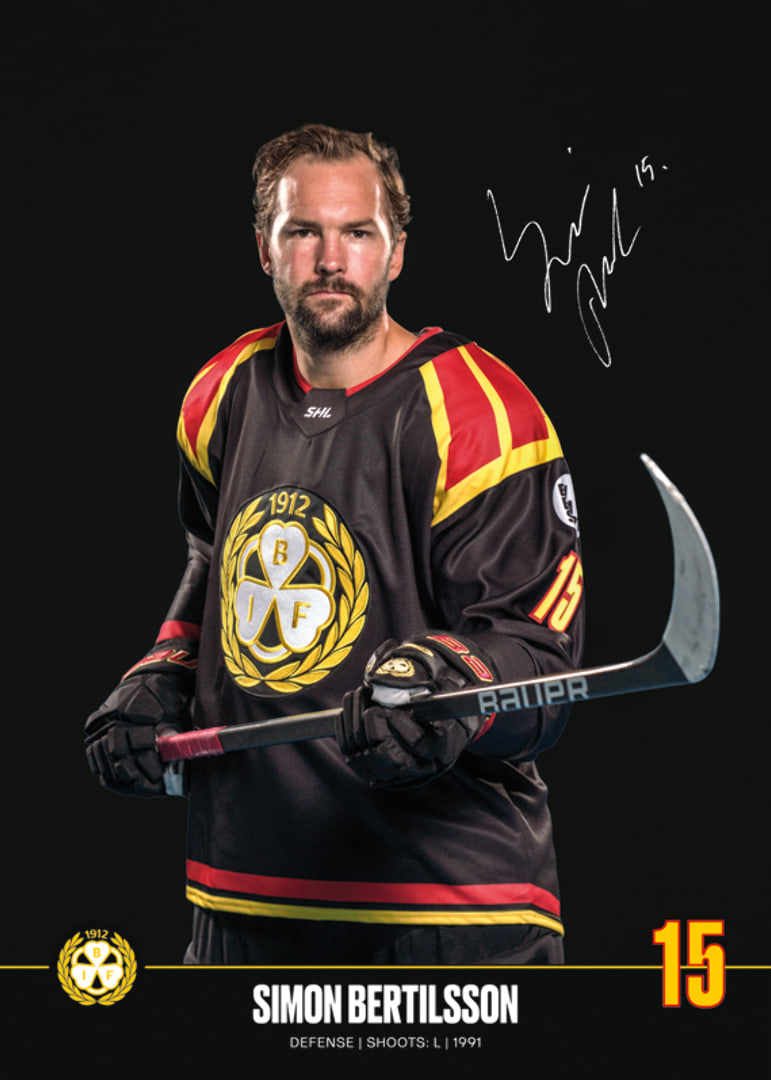Simon Bertilsson #15 Brynäs IF 2024/2025-12