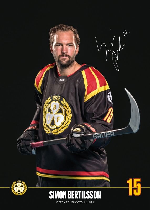Simon Bertilsson #15 Brynäs IF 2024/2025-12