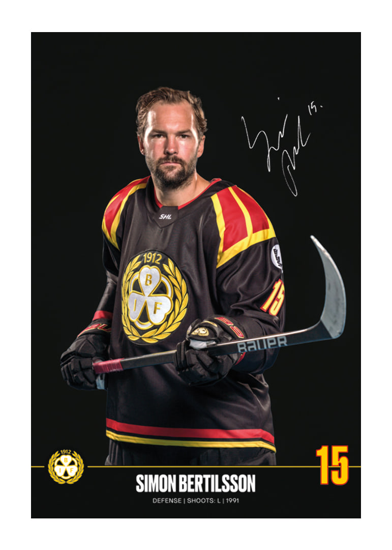 Simon Bertilsson #15 Brynäs IF 2024/2025-12