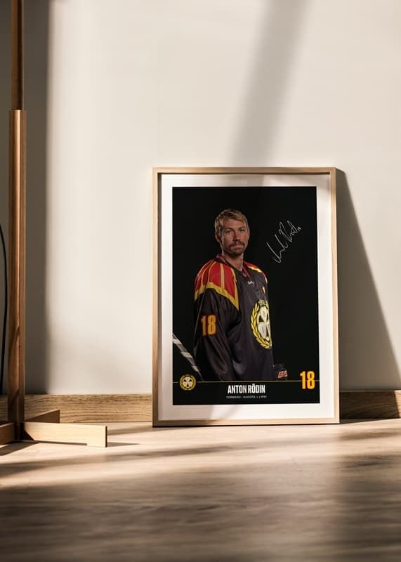 Poster Anton Rödin #18 Brynäs IF 2024/2025 crossfade