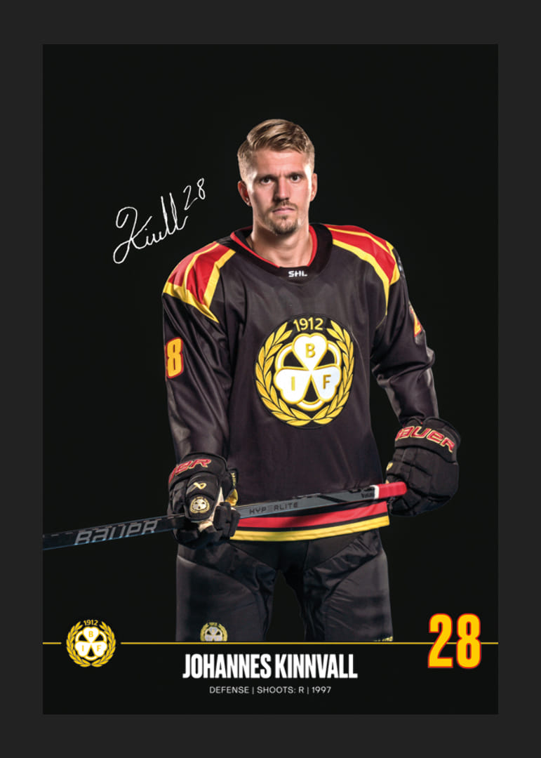 Johannes Kinnvall #28 Brynäs IF 2024/2025-12
