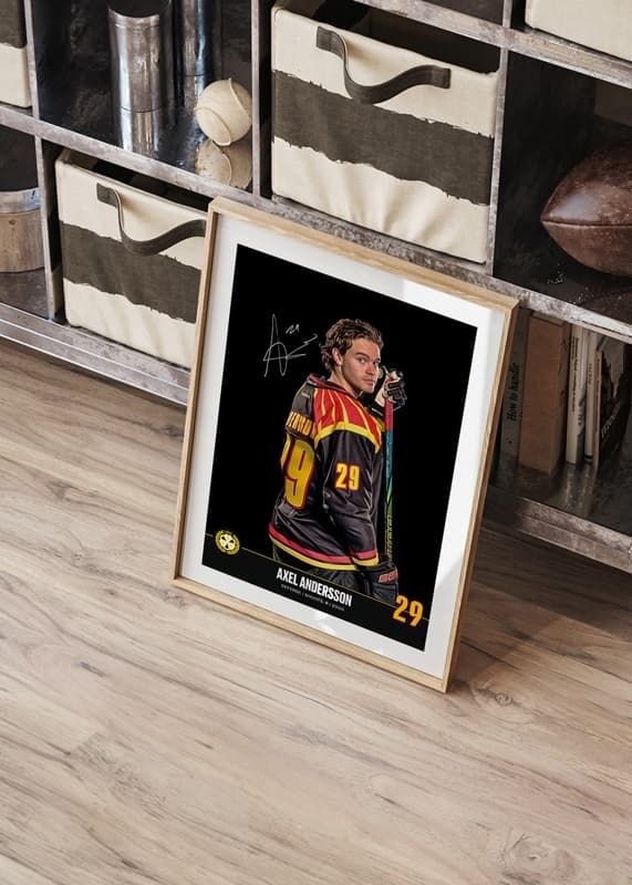 Poster Axel Andersson #29 Brynäs IF 2024/2025 crossfade