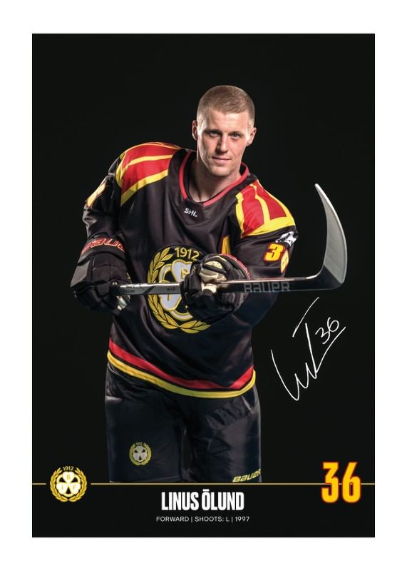 Poster Linus Ölund #36 Brynäs IF 2024/2025
