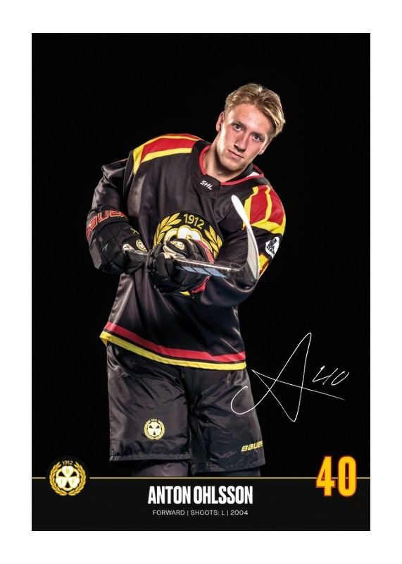 Poster Anton Ohlsson #40 Brynäs IF 2024/2025