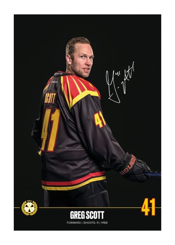 Poster Greg Scott #41 Brynäs IF 2024/2025